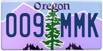 OR license plate 009MMK