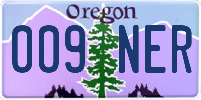 OR license plate 009NER