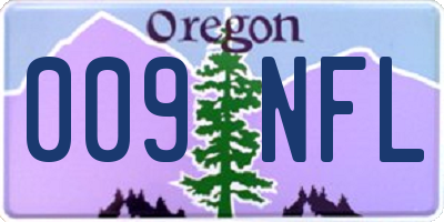 OR license plate 009NFL