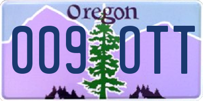 OR license plate 009OTT