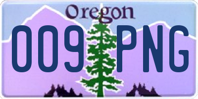 OR license plate 009PNG