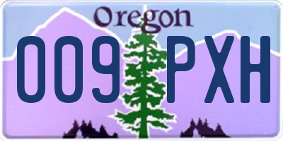 OR license plate 009PXH