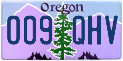 OR license plate 009QHV