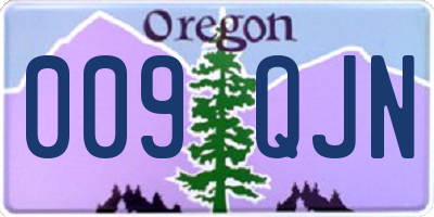 OR license plate 009QJN