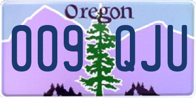 OR license plate 009QJU