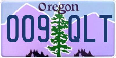OR license plate 009QLT