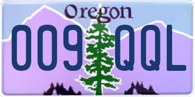 OR license plate 009QQL