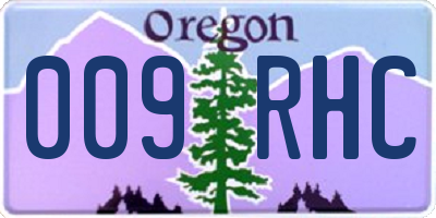 OR license plate 009RHC