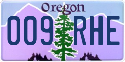 OR license plate 009RHE