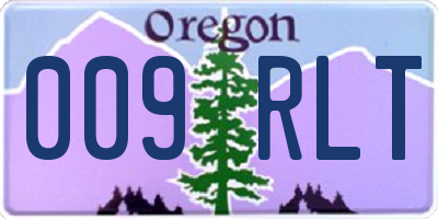 OR license plate 009RLT