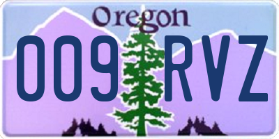 OR license plate 009RVZ