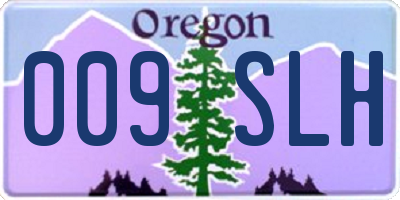 OR license plate 009SLH