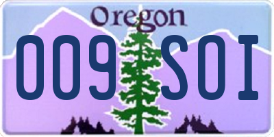 OR license plate 009SOI