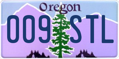 OR license plate 009STL