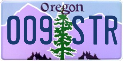 OR license plate 009STR