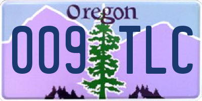 OR license plate 009TLC