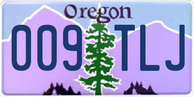 OR license plate 009TLJ