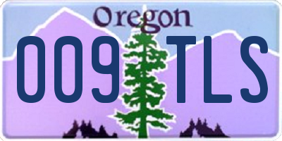 OR license plate 009TLS