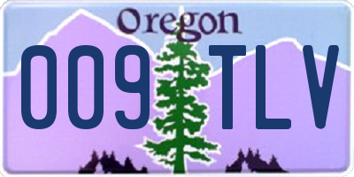OR license plate 009TLV