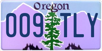 OR license plate 009TLY