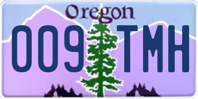 OR license plate 009TMH