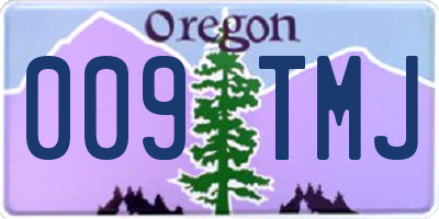 OR license plate 009TMJ