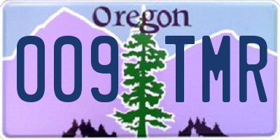 OR license plate 009TMR