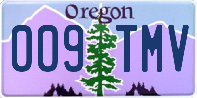 OR license plate 009TMV