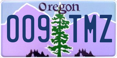OR license plate 009TMZ