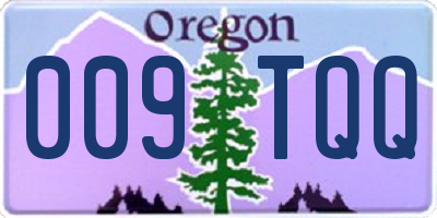 OR license plate 009TQQ