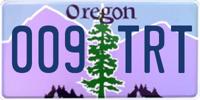 OR license plate 009TRT