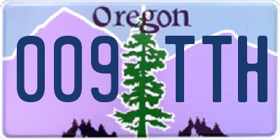 OR license plate 009TTH