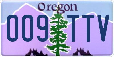 OR license plate 009TTV