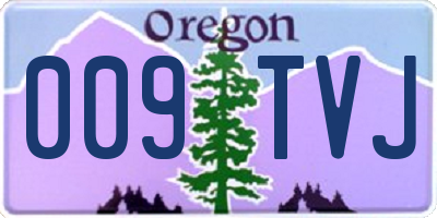 OR license plate 009TVJ