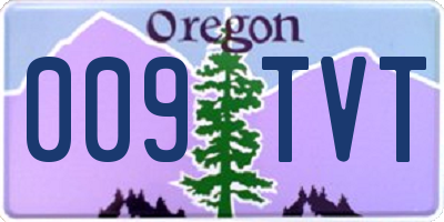 OR license plate 009TVT
