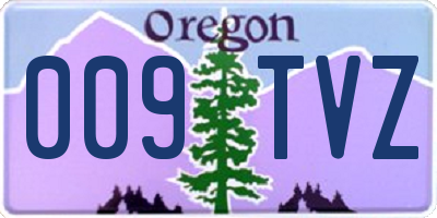 OR license plate 009TVZ
