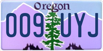 OR license plate 009UYJ