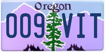 OR license plate 009VIT