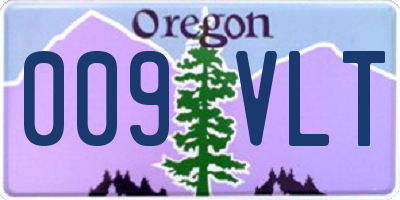 OR license plate 009VLT