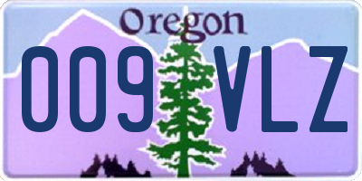 OR license plate 009VLZ