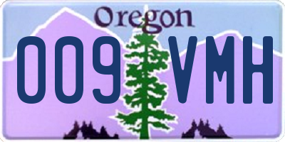 OR license plate 009VMH