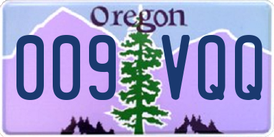 OR license plate 009VQQ
