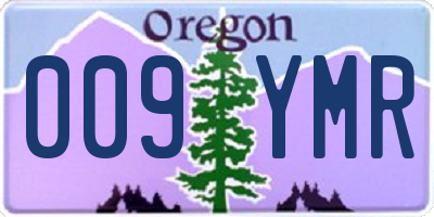 OR license plate 009YMR