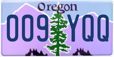 OR license plate 009YQQ