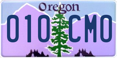 OR license plate 010CMO