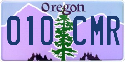 OR license plate 010CMR