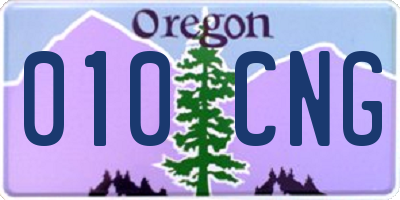 OR license plate 010CNG