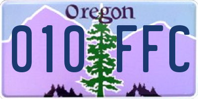 OR license plate 010FFC