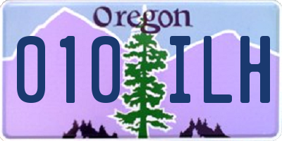 OR license plate 010ILH