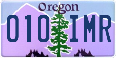 OR license plate 010IMR